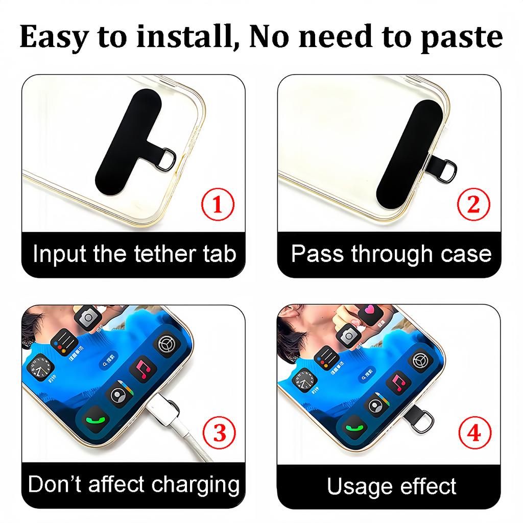 Adjustable Mobile Phone Short Lanyard Rope Cord Nylon Anti-Lost Hand Wrist Strap Universal for Mobile Phone Case Accessories