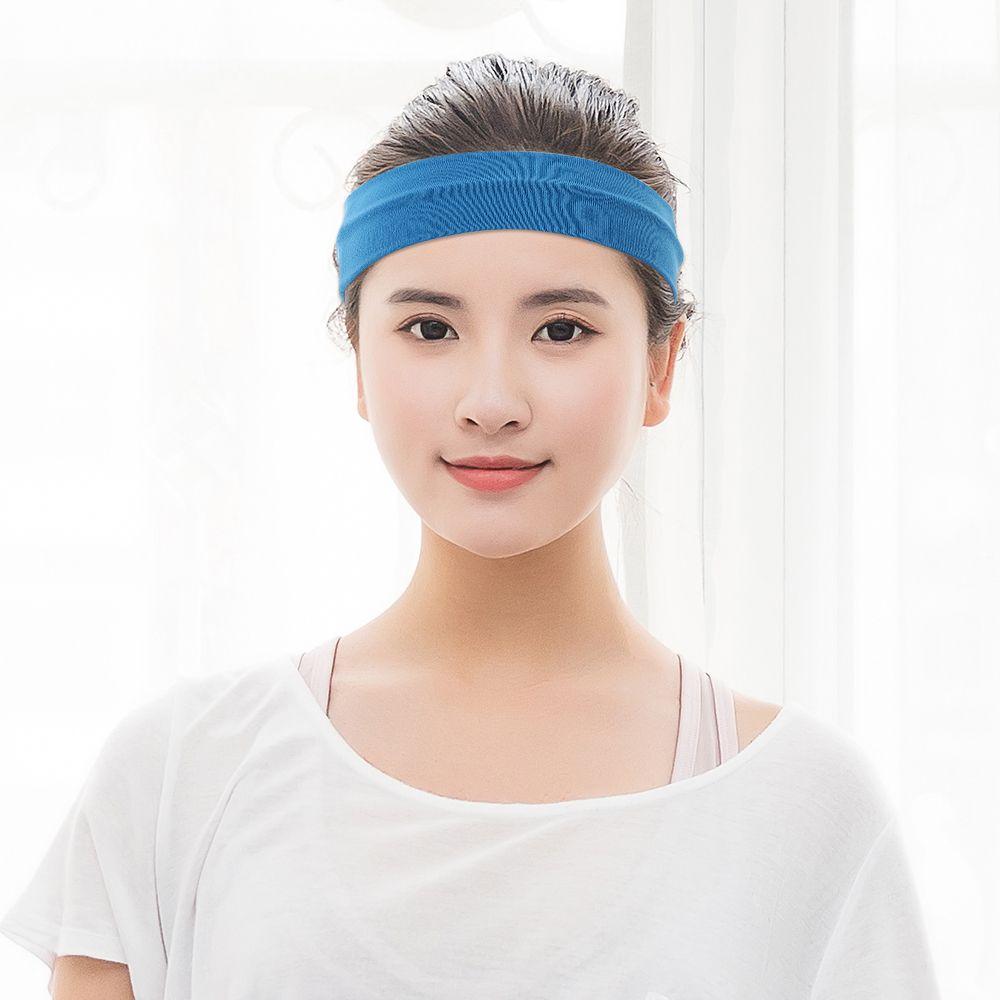 1PC Hair Accessories Fitness Yoga Headwear Solid Color Yoga Hair Bands Elastic Sports Headbands