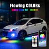 RGB Exterior Car LED Strip APP Remote Control LED Strip Under Car Tube Underglow Underbody System Neon Light