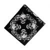 Foulard Multiuso con Stampa Teschio per Street Dance Copricapo con Stampa Digitale per Attività all'Aperto Ciclismo Escursionismo Foulard