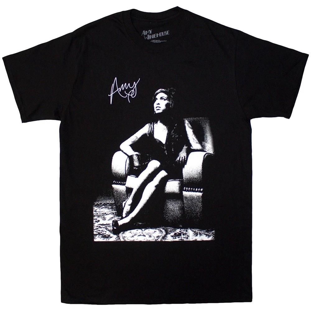 Amy Winehouse Unisex T-Shirt: Chair (Black) (XX-Large) L
