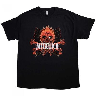 Metallica Camiseta Rebelde Adulto Unissex