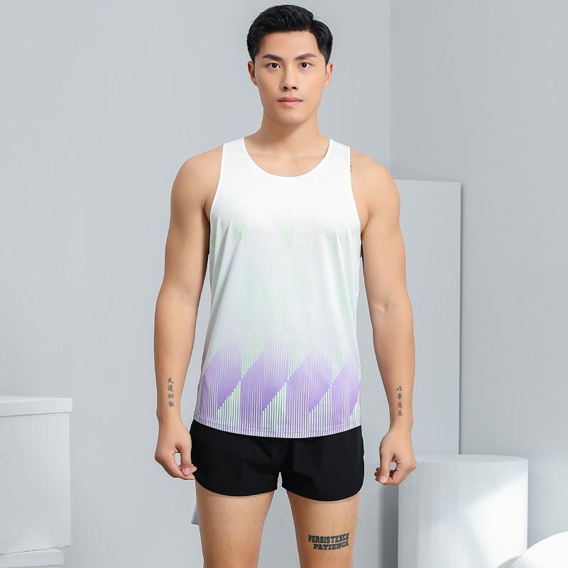 Track Running Training Suit Men Women Marathon Sprint Quick Dry Athletic Jersey Set