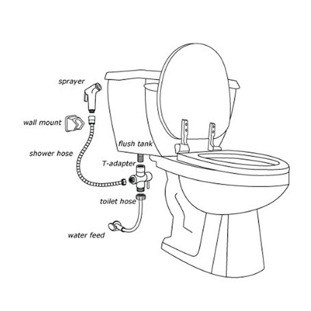 G1/2 Bidet Spray Hot Sale Light Weight Easy To Use