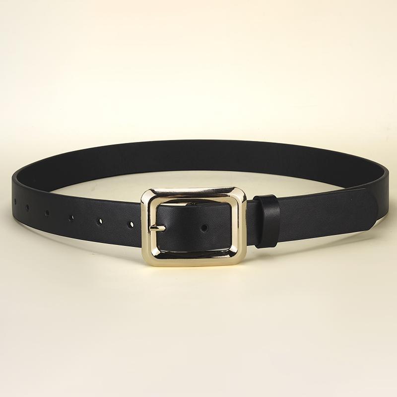 Fashionable Square Pin Buckle Women's Belt With Dress Casual Pants Belt Retro Trendy Women's Birthday Party Gifts