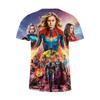 Avengers 4 Endgame T-shirt Superhero 3d Short Sleeve Stylish Casual Tee Top