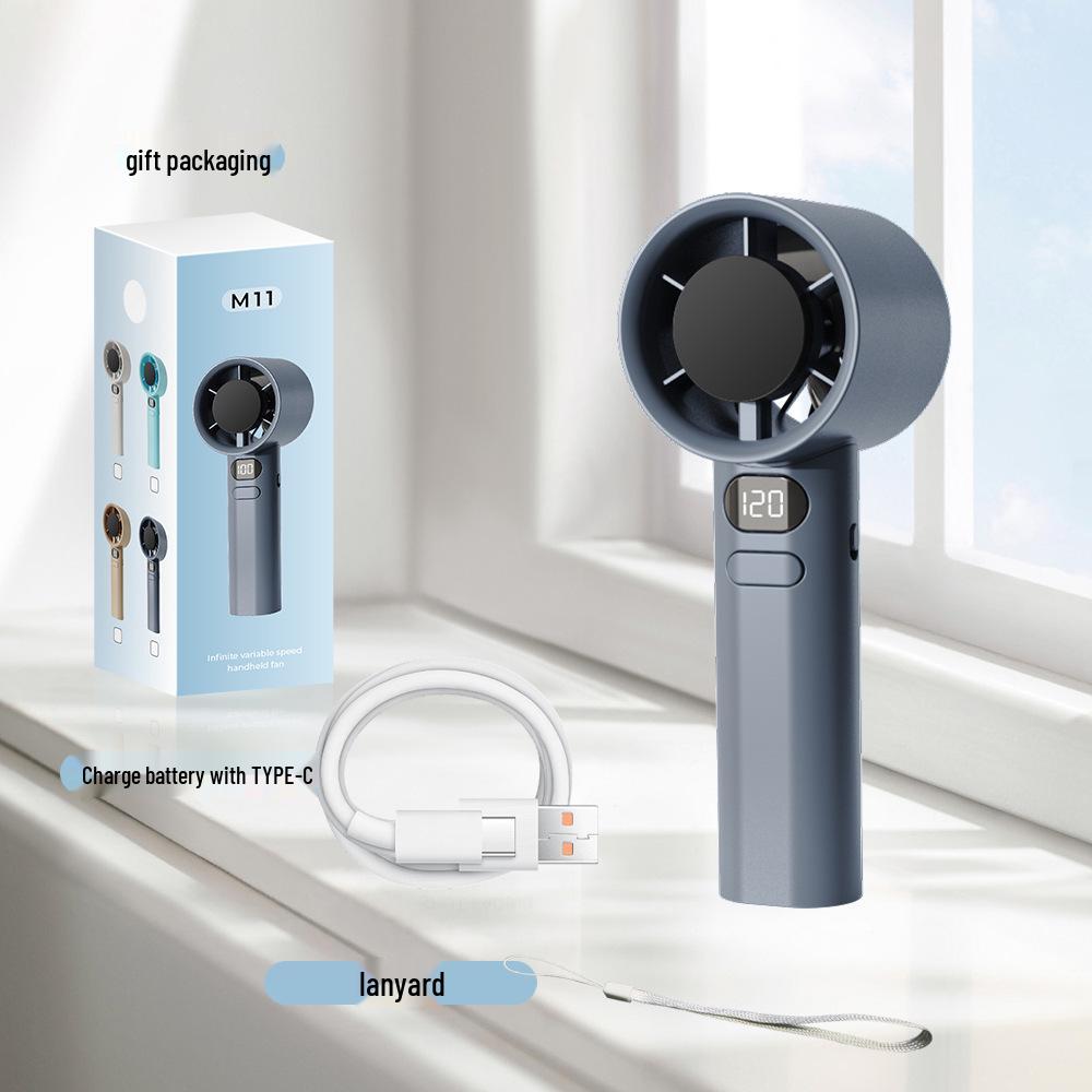 High-Speed Rechargeable Portable Handheld Fan – 120-Speeds, Powerful Wind for Outdoor Use