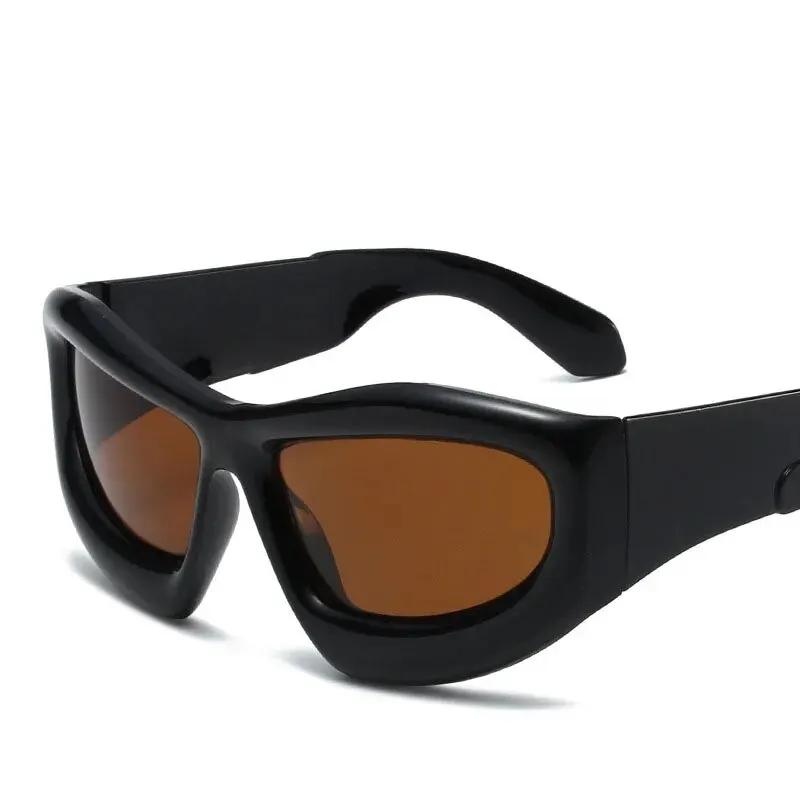 Cool Exaggerated Glasses Future Science And Technology Sense Skiing Big Frame Sunglasses Dazzling Men And Womean Eyewear