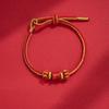 Hand-woven Zodiac Horse Bracelet Calabash Bead Good Lucky Bracelet Jewelry Accessories Year of The Horse Chinese Red Handrope