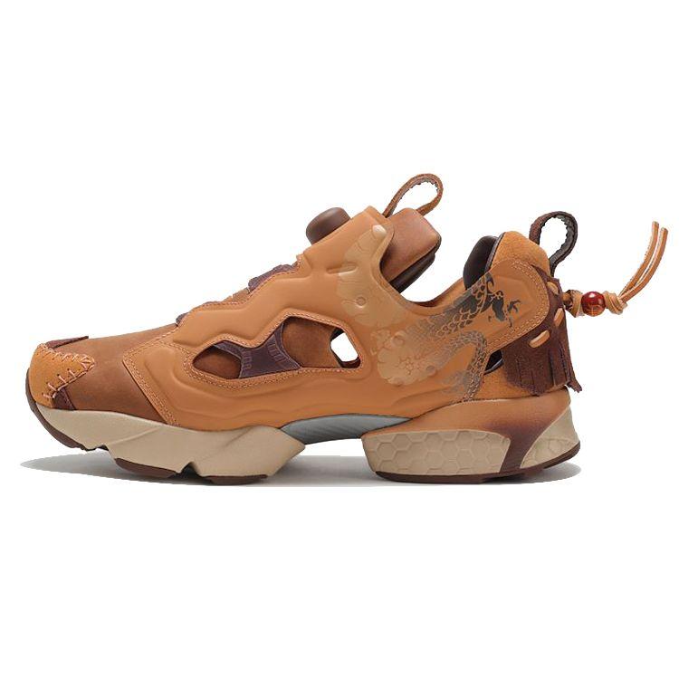 Reebok Instapump Fury 94 Cny Year Of The Dragon Limited Edition Retro Inflatable Fabric Cushioning Support Mid-Top Casual Running Shoes 100207246