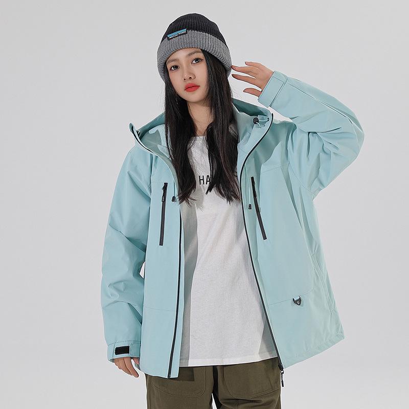 Spring & Autumn Unisex Windproof Mountaineering Jacket - Trendy, Loose-Fit, Water-Repellent Outdoor Windbreaker