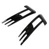 Glossy Black Front Fog Lamp Eyebrow Eyelid Cover Trim Replacement for MK7 2014‑ 2017