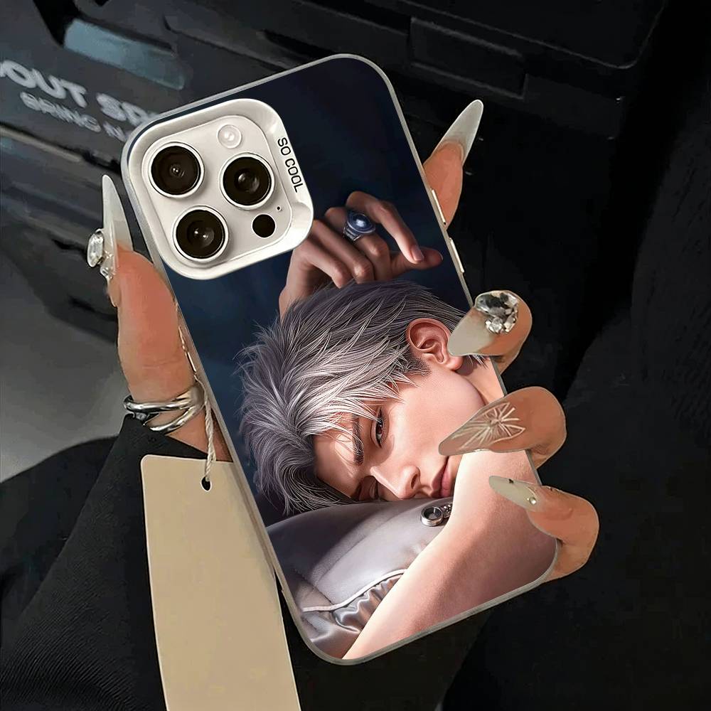 S-S-ylus -love-deep-space- Phone Case For iPhone 11 12 13 14 15 16Pro Max Plus white Sliver Phone Cover