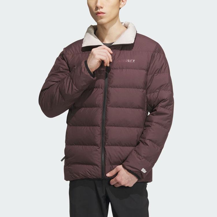 Adidas 3-In-1 Rain.Rdy Reversible Logo Outdoor Waterproof Sports Down Liner Jacket Men Jacket Beige IL8969