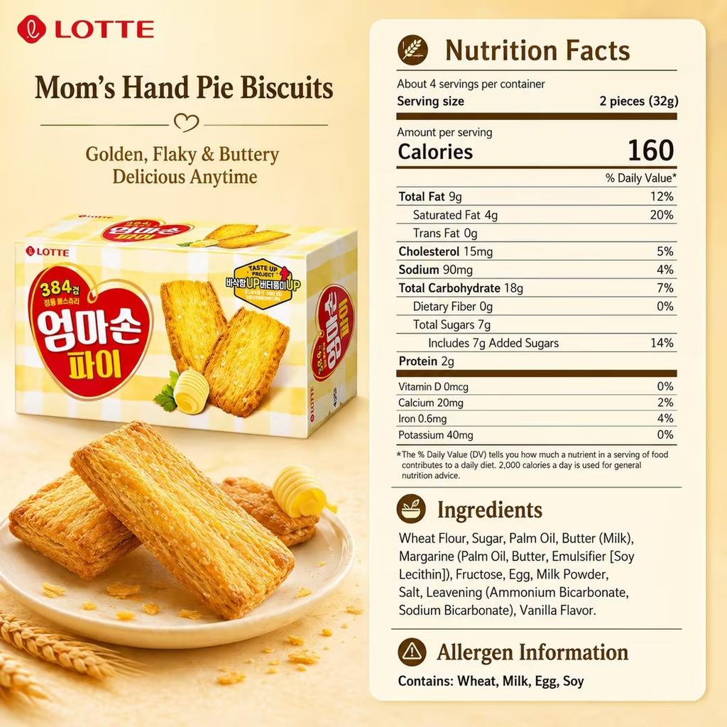 Lotte Mom's Handkuchen-Kekse 127g