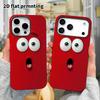 Phone Case: 2D Flat Samsung Galaxy A34 A35 M05 M06 S20 S22 S21 FE Plus 5G Protective Case, Red Shocked Face, Perfect Christmas and Halloween Holiday G