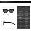 New Retro Cat-eye Sunglasses For Women Face-shaping Versatile Sunglasses Fashionable And Trendy Sunglasses 12121