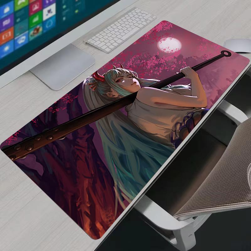 Mouse Pad PC Gamer One Piece Yamato Laptop Gamer NonSlip Rubber Computer Carpet Keyboard Desk Mat Large MousePad Youth Gifts