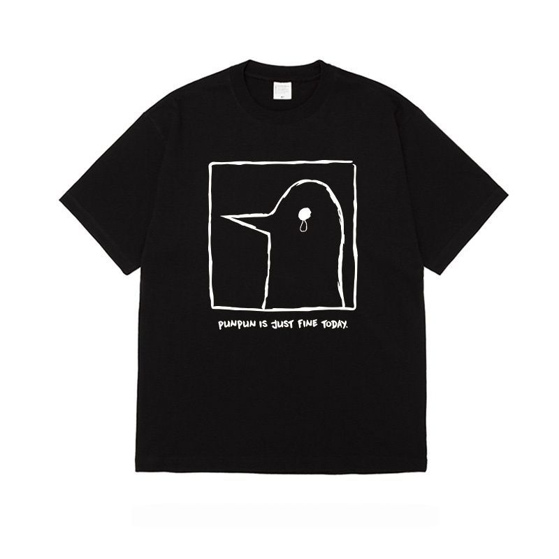 

Oyasumi Punpun Japanese Cartoon and Anime Short-sleeved T-shirts Are Trendy and Stylish for Both Men and Women 4XL