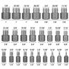 Schraubenextraktor-Set Easy Out Metall Heavy Duty Handwerkzeuge 25-teilig Beschädigte Ausdreher für beschädigte, ausgerissene, abgebrochene Schrauben
