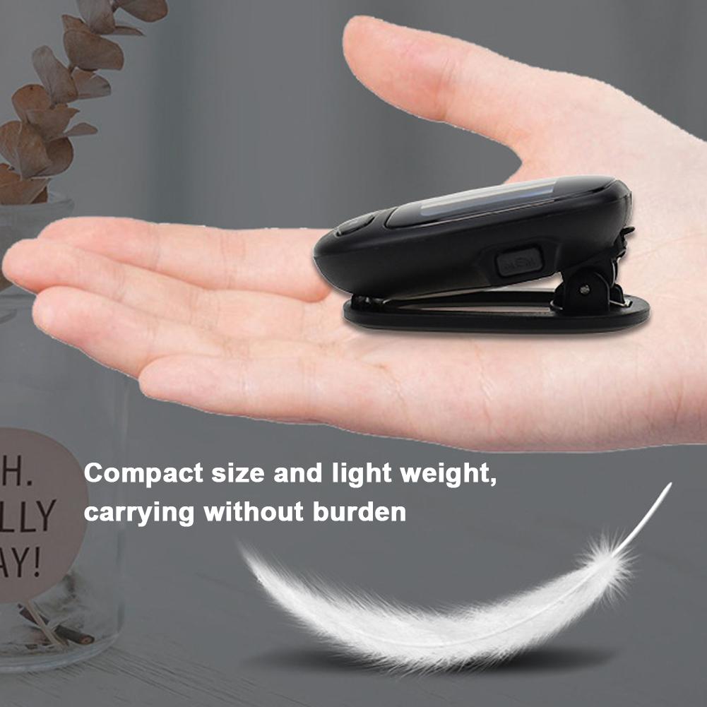 Compact Pedometer LCD Screen Step Counter Step Tracker Digital Display Step Counter Accurate Steps