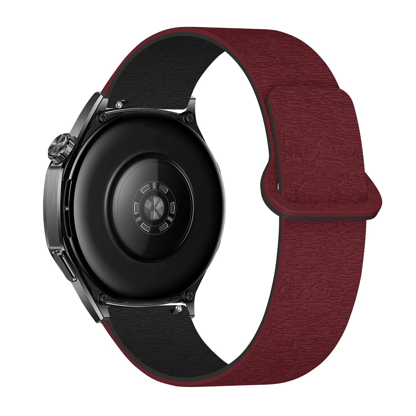 

Спортивний магнітний ремінець Для Samsung Galaxy Watch 7 6 5 44 40мм 18мм 20мм 22мм Силіконовий ремінець для Huawei GT6 46мм Аксесуари Correa 22mm watch band