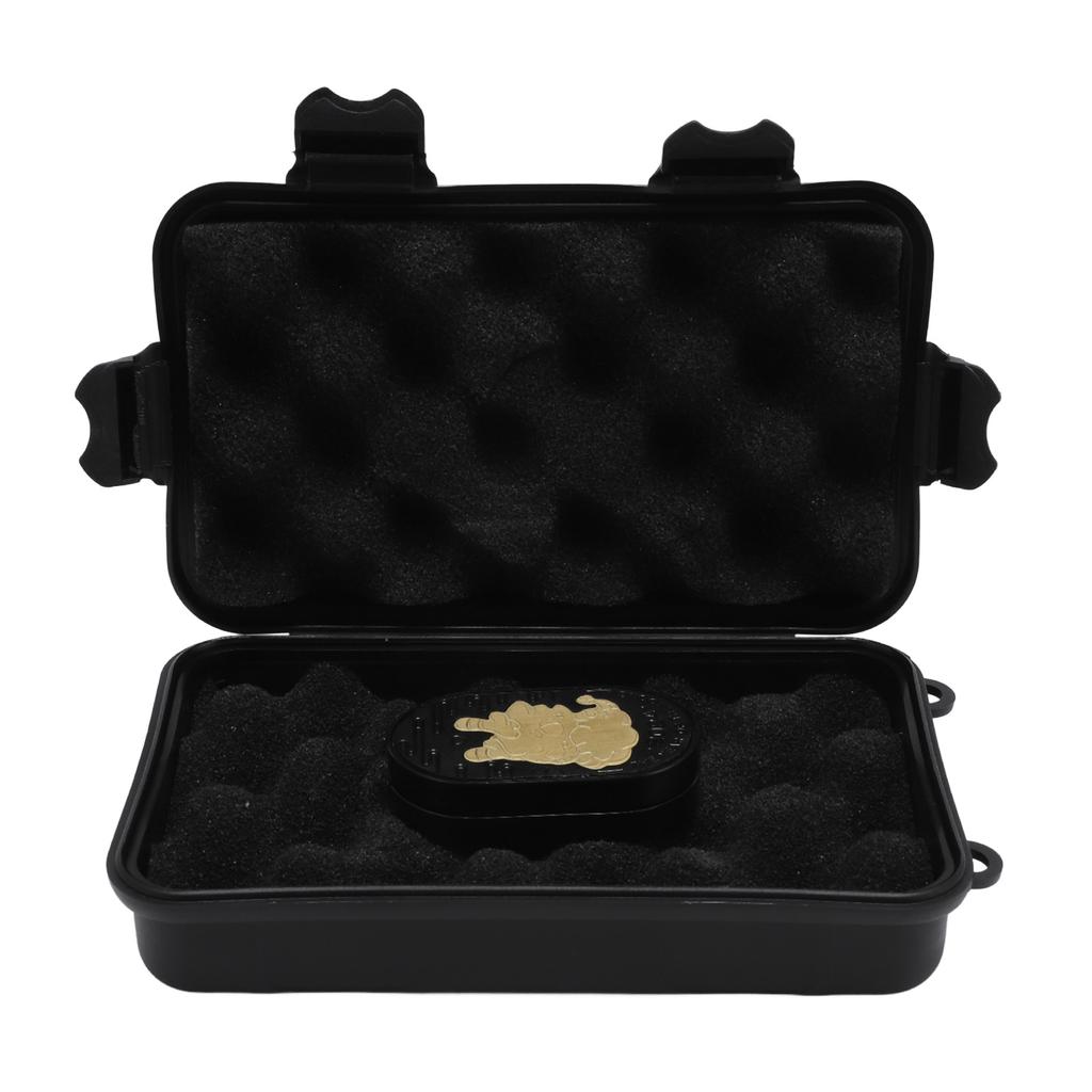 Dragon Pattern Fingertip Slider Toy Portable Fingertip Push Card Toy Stainless Steel Push Card