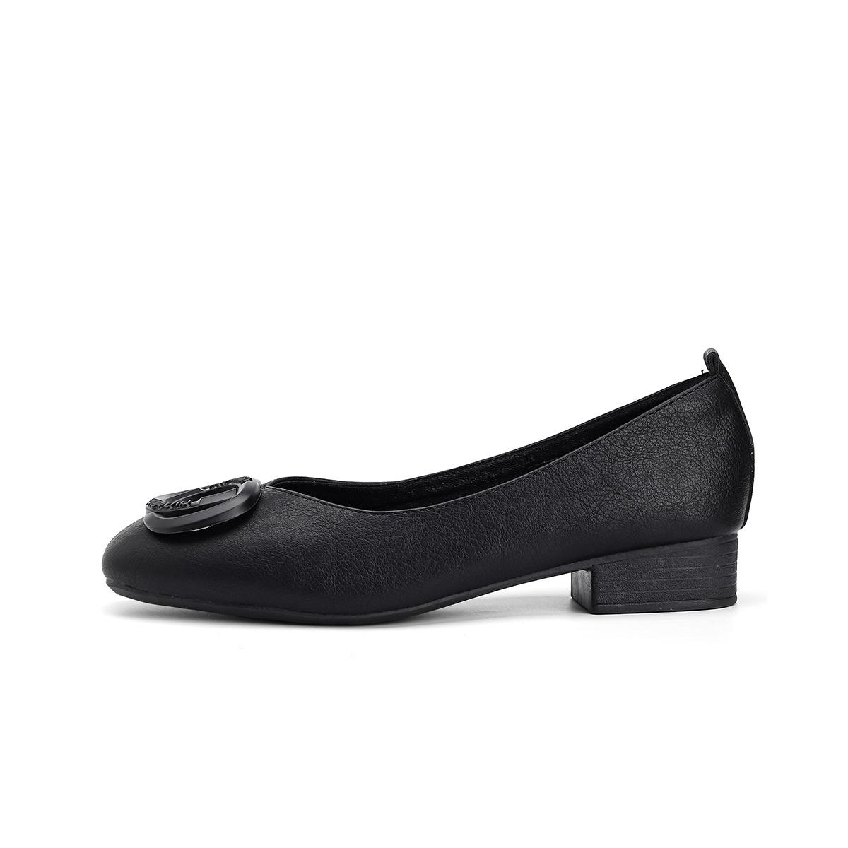 

New Women Shoes Fashion Pumps Leather High Heels Shoes OL Office Dress Shoes 41 чорний