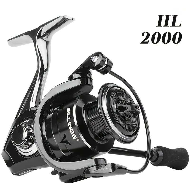 No-gap Spinning Fishing Reel 5.2:1 Gear Ratio Left/right Hand Interchangeable Durable Alloy Reel Suitable for Freshwater and Saltwater Great Gift Idea