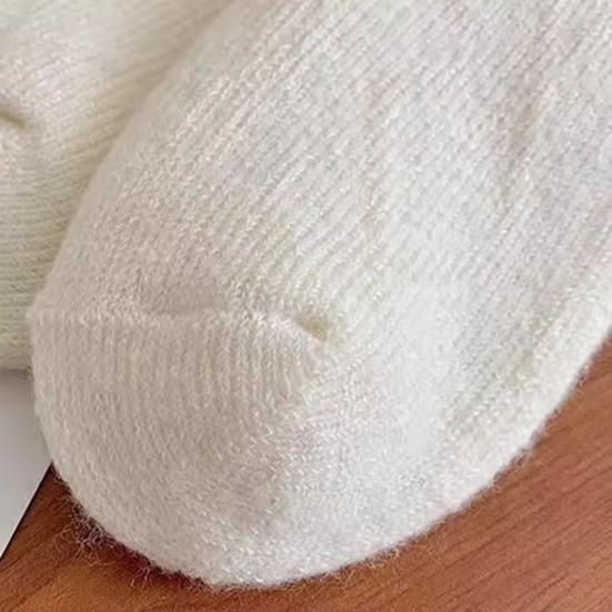 Winter Fleece Lined Crew Socks for Women Cozy Soft Warm Thick Floor Socks Thermal Boot Socks for Cold Weather