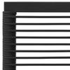 6 Piece Garden Lounge Set In Black and Gray Poly Rattan