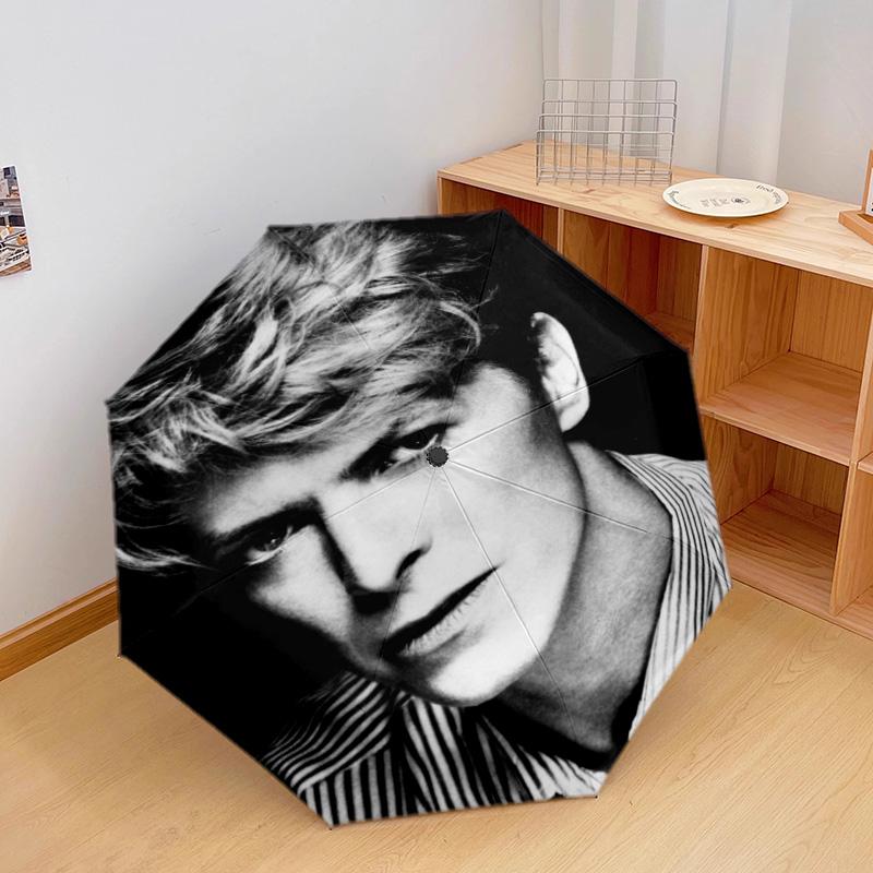 David Bowie Automatic Umbrella - Suitable Travel Outdoor Portable Umbrella Birthday Gift Daily Essentials