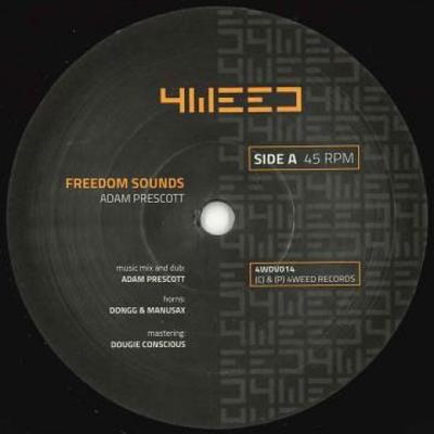 7-Zoll Schallplatte ADAM PRESCOTT - Freedom Sounds / Freedom Dub 4WDV014 4weed 2019 Europa Reggae, Ska & Dub