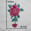 High-End Embroidery Collar 3D Three-Dimensional Stacked Rose Embroidery Clothing Lace Sewing Collar Accessories
