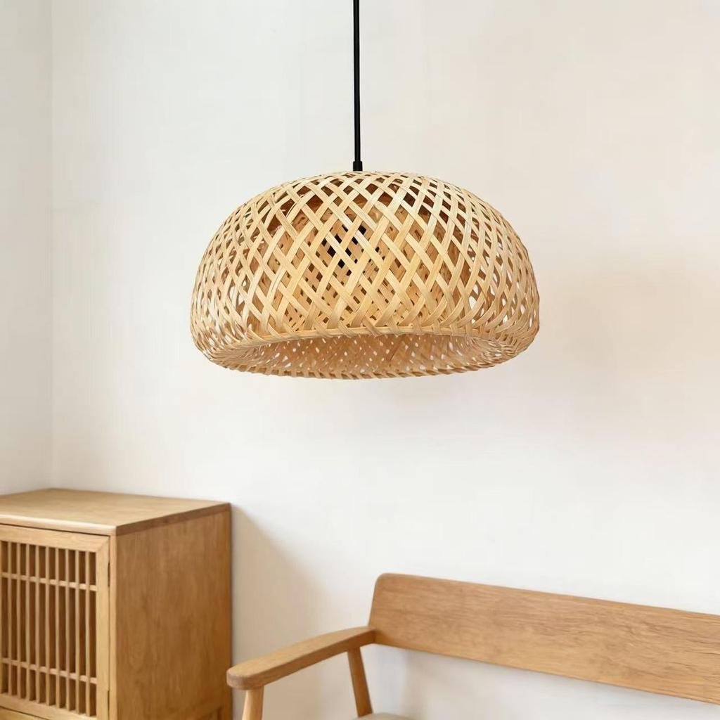 Zen Bamboo Art Pendant Lamp: Chinese, Japanese, Southeast Asian Style for Tea Rooms & B&Bs