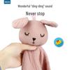 Baby Comfort Blanket & Sleep Companion Doll - Rabbit Teething Toy & Washcloth
