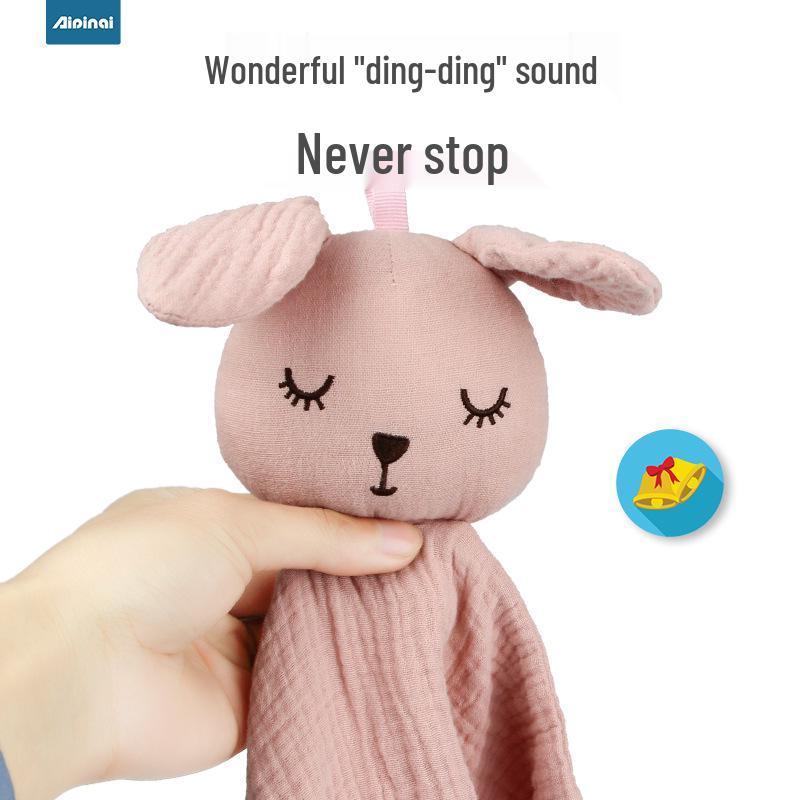 Baby Comfort Blanket & Sleep Companion Doll - Rabbit Teething Toy & Washcloth