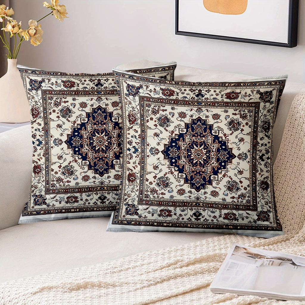 1 Pieces Oriental Patterned Decorative Throw Pillow Set Polyester pillowcase, sofa decorative cushion cov Headboard Pillow