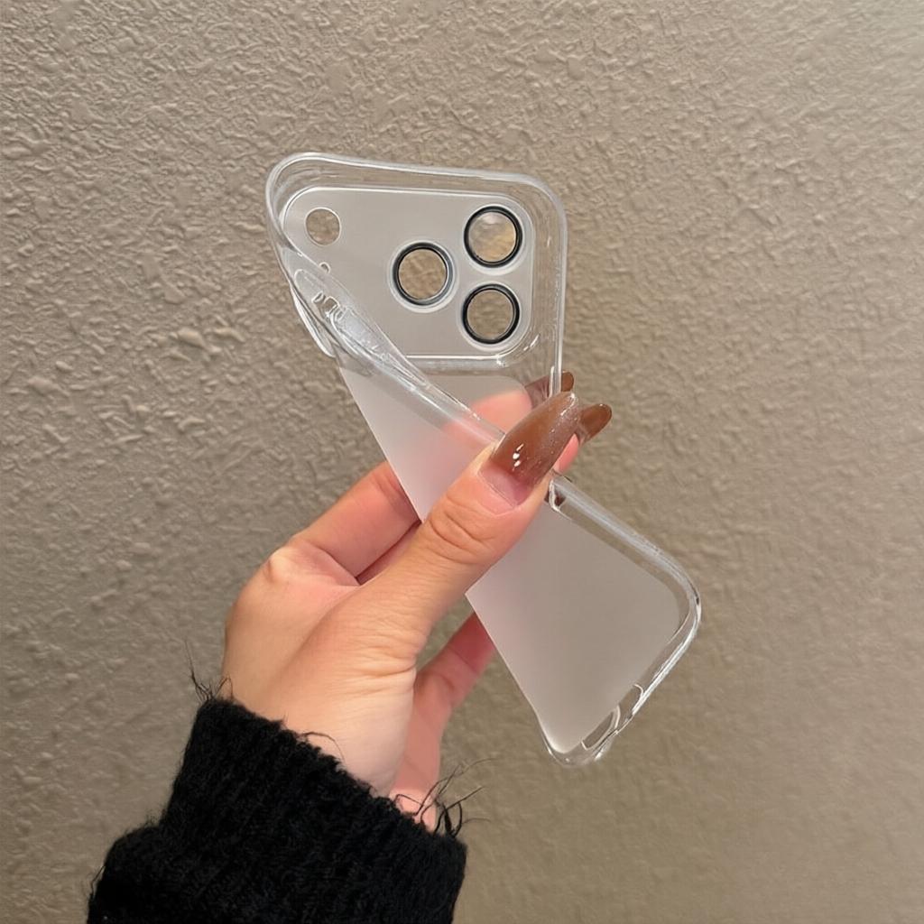 Imitate Upgrade 17 Frosted Ultra Thin TPU Case For iPhone 17 13 15 14 12 11 16 Pro Max Air Plus Soft Shockproof Lens Film Cover