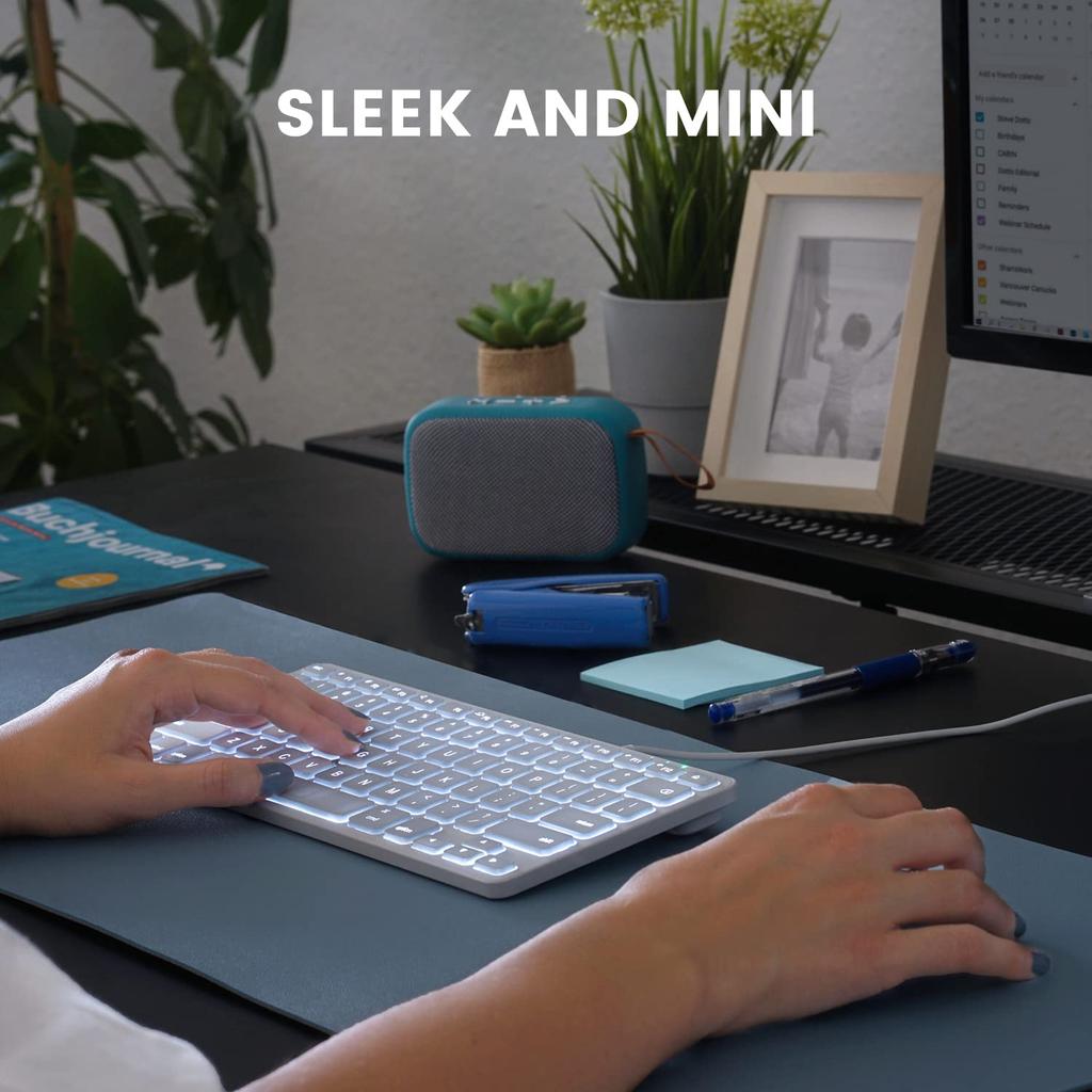 Klávesnice Perixx Backlit kompatibilní s MacOS PERIBOARD-332MW (Japonské rozložení)