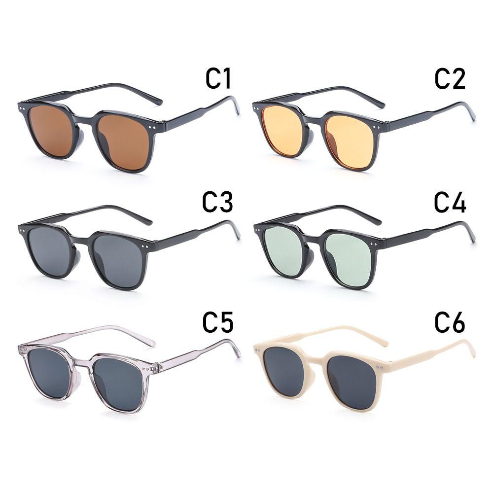 Kwadratowe Okulary Przeciwsłoneczne Vintage Damskie Modne Ochrona UV 400 Okulary Przeciwsłoneczne Oversize Vintage Y2K Okulary Oczu Męskie Odcienie Nowe