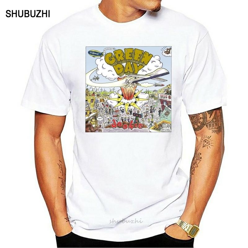 

Новая винтажная мужская футболка Green Day Dookie White 1994 года, размеры S-2Xl, футболка новых трендов L