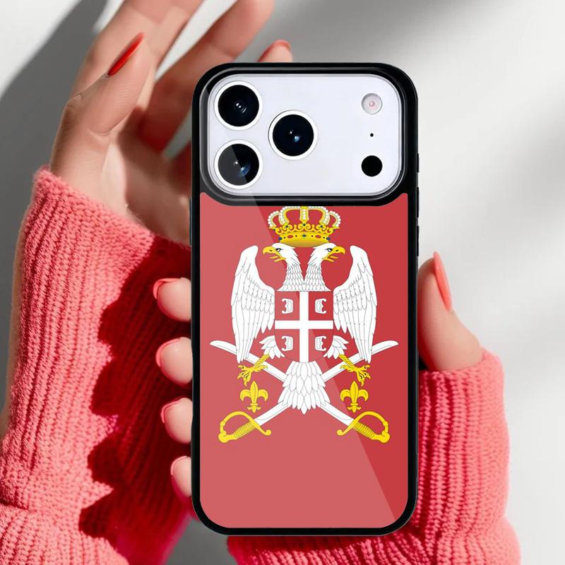 Serbia Flag Soft Phone Case for iPhone 17 Air 16e 15 14 13 Pro Max Back Cover for 12 11 Pro Coque