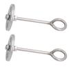 2pcs Cattle Nose Pliers Ring Safe Wear Resistant Cattle Nose Clamp for Cow Bull Cattle All Stainless Steel