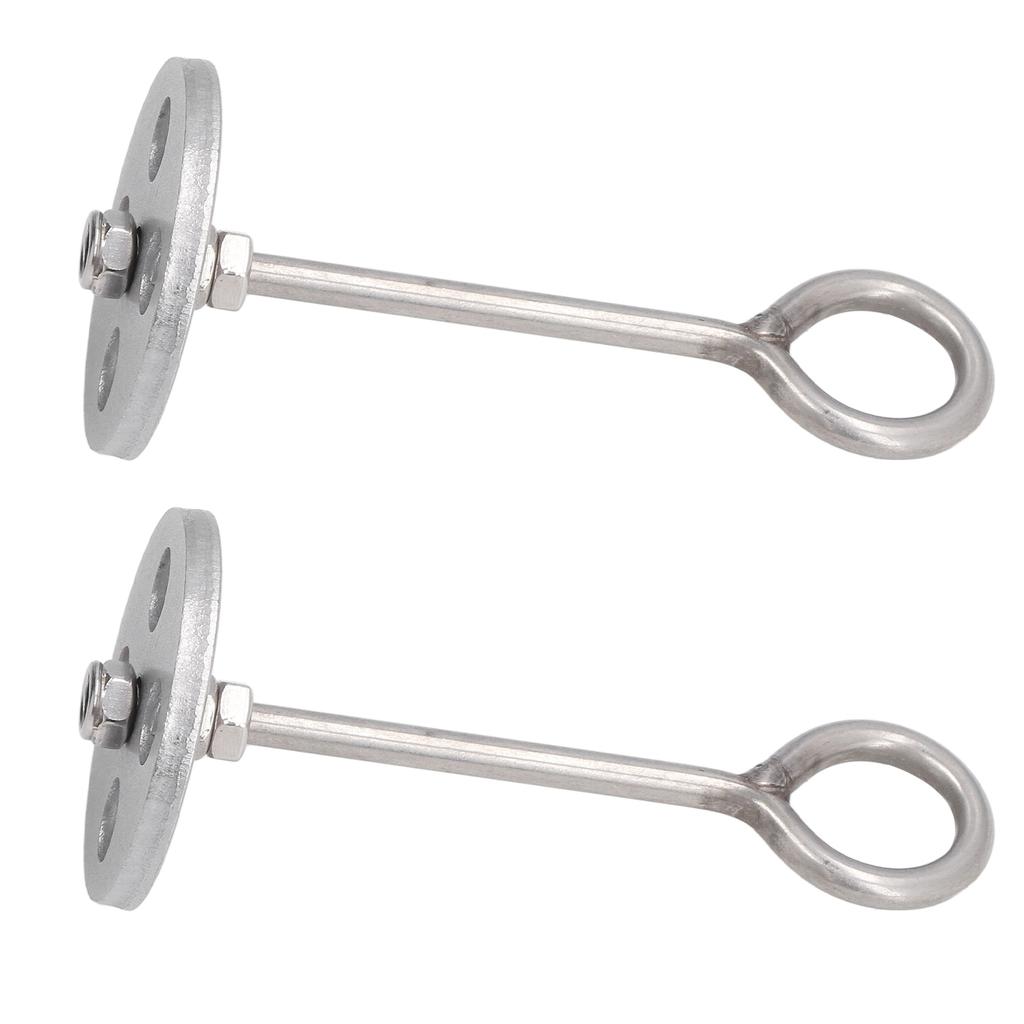 2pcs Cattle Nose Pliers Ring Safe Wear Resistant Cattle Nose Clamp for Cow Bull Cattle All Stainless Steel