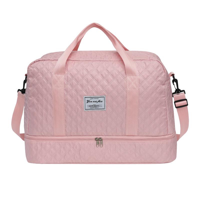 Large Capacity Travel Bag with Wet/Dry Separation for Business Trips, Sports, and Yoga