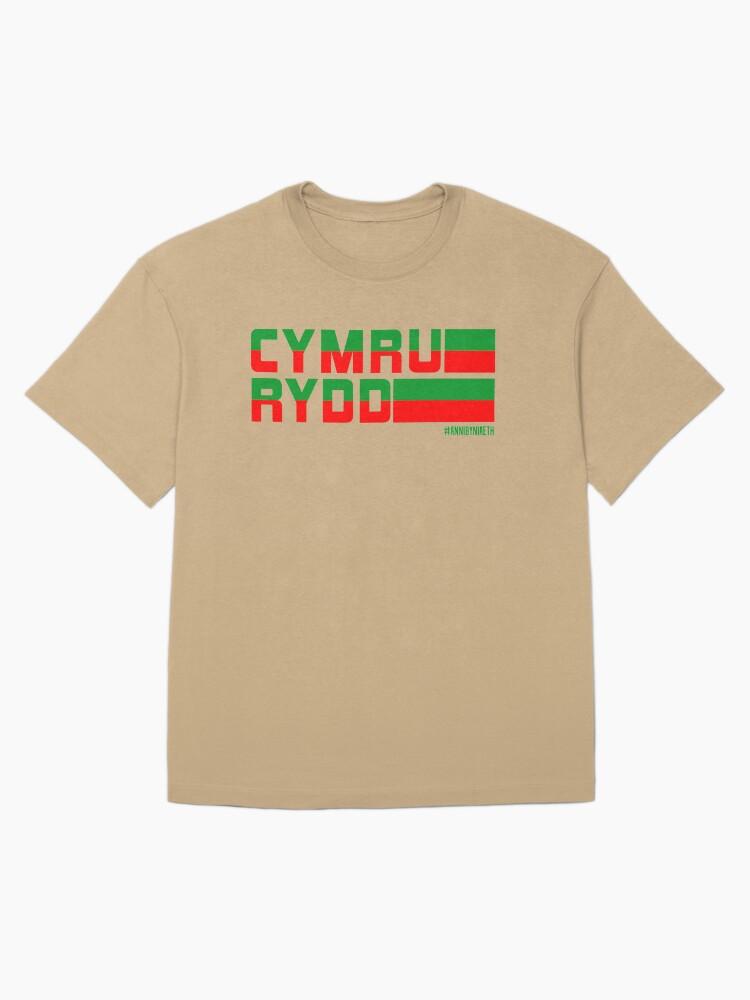 YES Cymru Rydd, Freies Wales, IndyWales, Unabhängigkeit Oversize T-Shirt