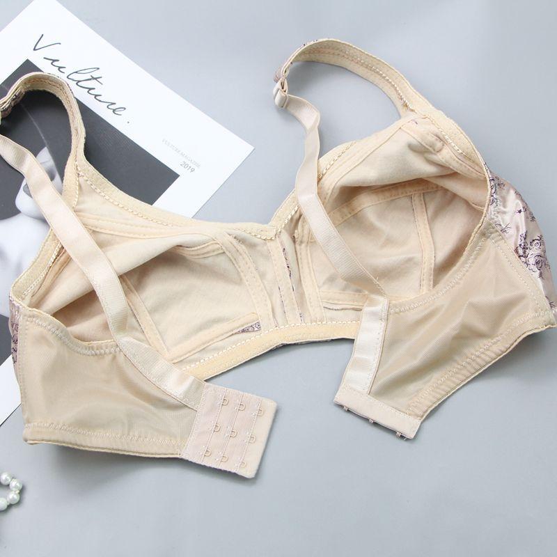 Women's Underwear Adjusted Thin Lace Big Breasts Show Small Bra Gather and Close Sub-breasts Large Size Bra