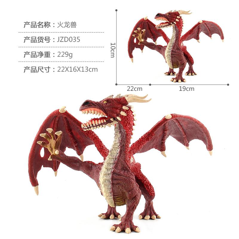 Simulation Solid Dinosaur Model War Dragon Beast Fire Dragon Beast Magic Dragon Beast God Dragon Beast Chimera Beast Doll