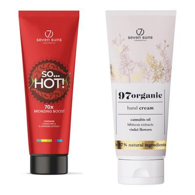 7suns so HOT! Kribbelnder Bronzer 250 ml + Kostenlose Handcreme 75 ml